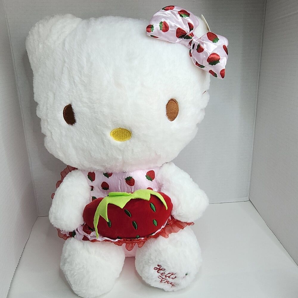 Beautiful Hello Kitty Strawberry Big Plush
